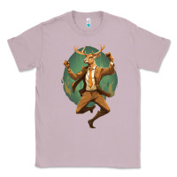 Lilac happy deer Classic Tee - Unal Design