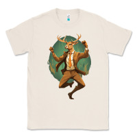 Natural happy deer Classic Tee - Unal Design