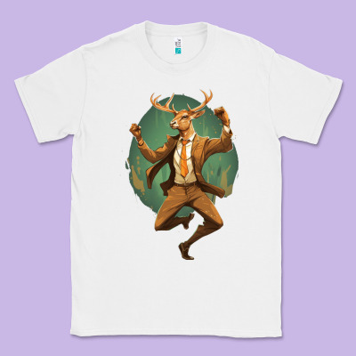 Classic Tee happy deer