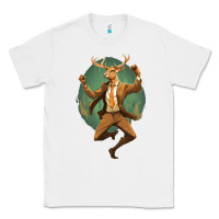 White happy deer Classic Tee - Unal Design