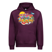 Mauve Wine Life is better with my flip flops Urban Hoodie - NancyCooperArtShop