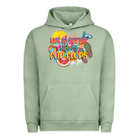 Pigment Oil Green Life is better with my flip flops Urban Hoodie - NancyCooperArtShop