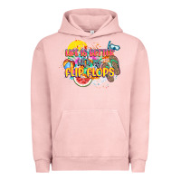 Pigment Salmon Life is better with my flip flops Urban Hoodie - NancyCooperArtShop