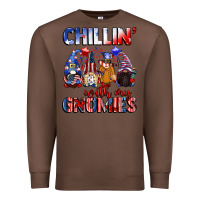 Chestnut Chillin' with my gnomies 4th of July Premium Sweatshirt - CowGirlArtShop