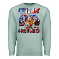 Seafoam Chillin' with my gnomies 4th of July Premium Sweatshirt - CowGirlArtShop