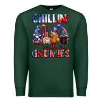 Sports Green Chillin' with my gnomies 4th of July Premium Sweatshirt - CowGirlArtShop