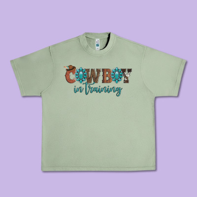 Cowboy In Training Urban Heavy Tee Designed By Artiststas