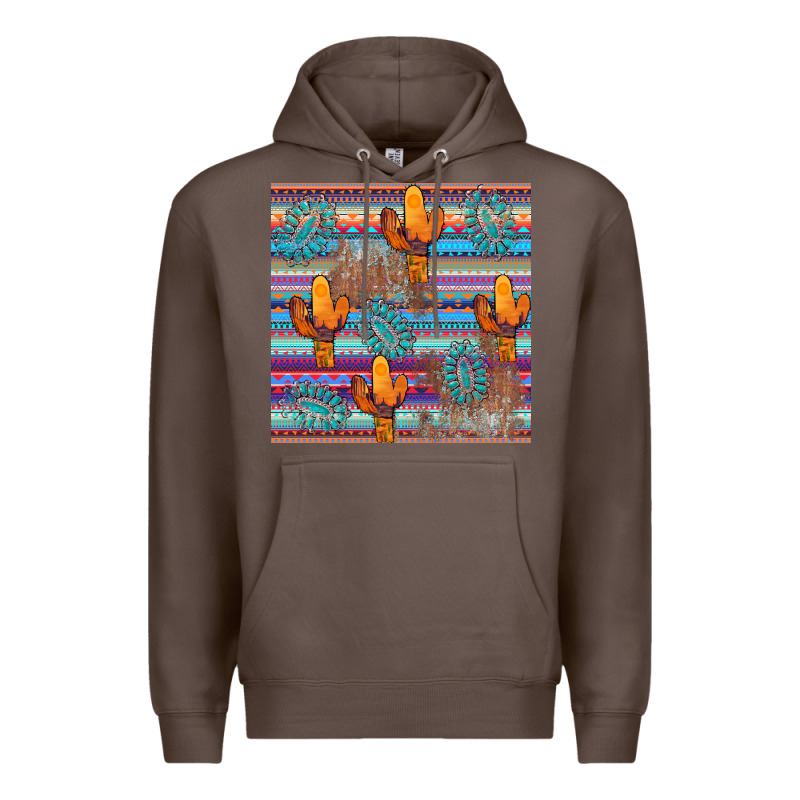 Cactus Gemstone Seamless Premium Hoodie by AdoDesignShop | Teevron