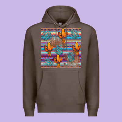 Cactus Gemstone Seamless Premium Hoodie Designed By Adodesignshop