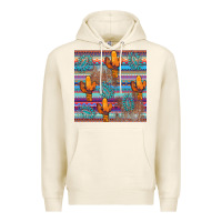 Tofu cactus gemstone seamless Premium Hoodie - AdoDesignShop