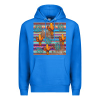 True Royal cactus gemstone seamless Premium Hoodie - AdoDesignShop