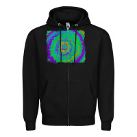 Black tie dye backround Zipper Hoodie - RanaPortraitStore