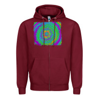Burgundy tie dye backround Zipper Hoodie - RanaPortraitStore