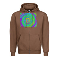 Chestnut tie dye backround Zipper Hoodie - RanaPortraitStore