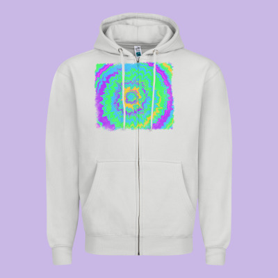 Zipper Hoodie tie dye backround
