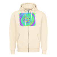 Sandshell tie dye backround Zipper Hoodie - RanaPortraitStore