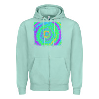 Seafoam tie dye backround Zipper Hoodie - RanaPortraitStore
