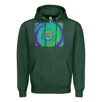Sports Green tie dye backround Zipper Hoodie - RanaPortraitStore