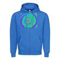 True Royal tie dye backround Zipper Hoodie - RanaPortraitStore