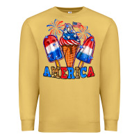 Antique Gold 4th of July America ice creams Premium Sweatshirt - Neo Western