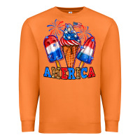 Carrot 4th of July America ice creams Premium Sweatshirt - Neo Western