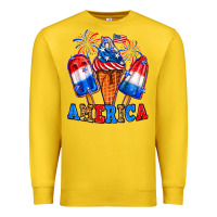 Lemon 4th of July America ice creams Premium Sweatshirt - Neo Western