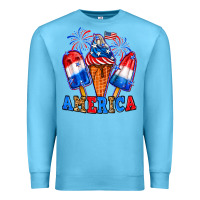 Ocean Blue 4th of July America ice creams Premium Sweatshirt - Neo Western