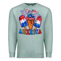 Seafoam 4th of July America ice creams Premium Sweatshirt - Neo Western