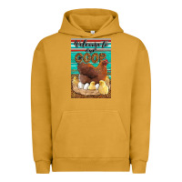 Pigment Peanut Butter Western Welcome To Our Coop Urban Hoodie - LillyAllenDesigns