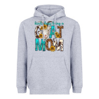 Heather Grey kinda busy being a goat mom Heavyweight Hoodie - texasbilliewilder