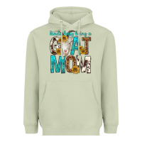 Matcha kinda busy being a goat mom Heavyweight Hoodie - texasbilliewilder
