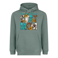 Sage kinda busy being a goat mom Heavyweight Hoodie - texasbilliewilder
