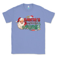 Colony Blue Santa's Favorite Nurse Classic Tee - MaliasSmallBusiness