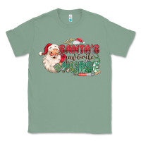 Sage Santa's Favorite Nurse Classic Tee - MaliasSmallBusiness