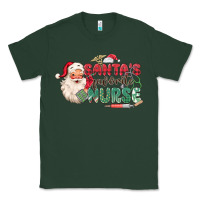 Sports Green Santa's Favorite Nurse Classic Tee - MaliasSmallBusiness