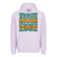 Lilac aztec cowhide seamless Premium Hoodie - AdoDesignShop