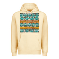 Pina Colada aztec cowhide seamless Premium Hoodie - AdoDesignShop