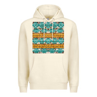 Sandshell aztec cowhide seamless Premium Hoodie - AdoDesignShop