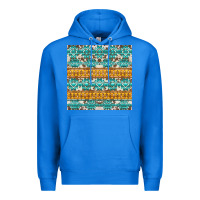 True Royal aztec cowhide seamless Premium Hoodie - AdoDesignShop