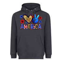 Smoke peace love america Heavyweight Hoodie - Zillion Design Studio