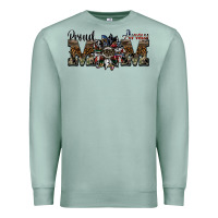 Seafoam proud army mom Premium Sweatshirt - SublimationCraftShop