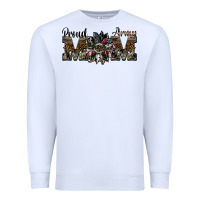 White proud army mom Premium Sweatshirt - SublimationCraftShop