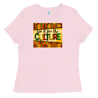 Do It For The Culture Mousepad Ladies Tee | Teevron