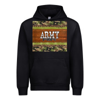 Black army mom leopard glitter camouflage Urban Hoodie - BarkalooDesign