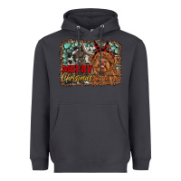 Smoke merry christmas highland cow Heavyweight Hoodie - RanaPortraitStore