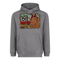Storm merry christmas highland cow Heavyweight Hoodie - RanaPortraitStore