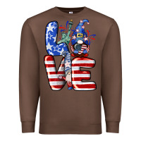 Chestnut Love 4th of July with gnomes 4th of july Premium Sweatshirt - CowGirlArtShop