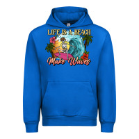 Cobalt Life is a beach make waves skeleton Urban Hoodie - NancyCooperArtShop