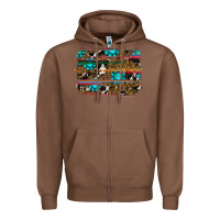 Chestnut western background Zipper Hoodie - RanaPortraitStore