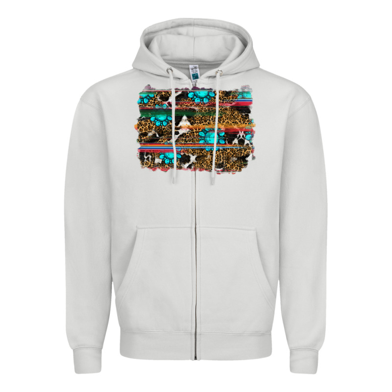 Western Background Zipper Hoodie by RanaPortraitStore | Teevron